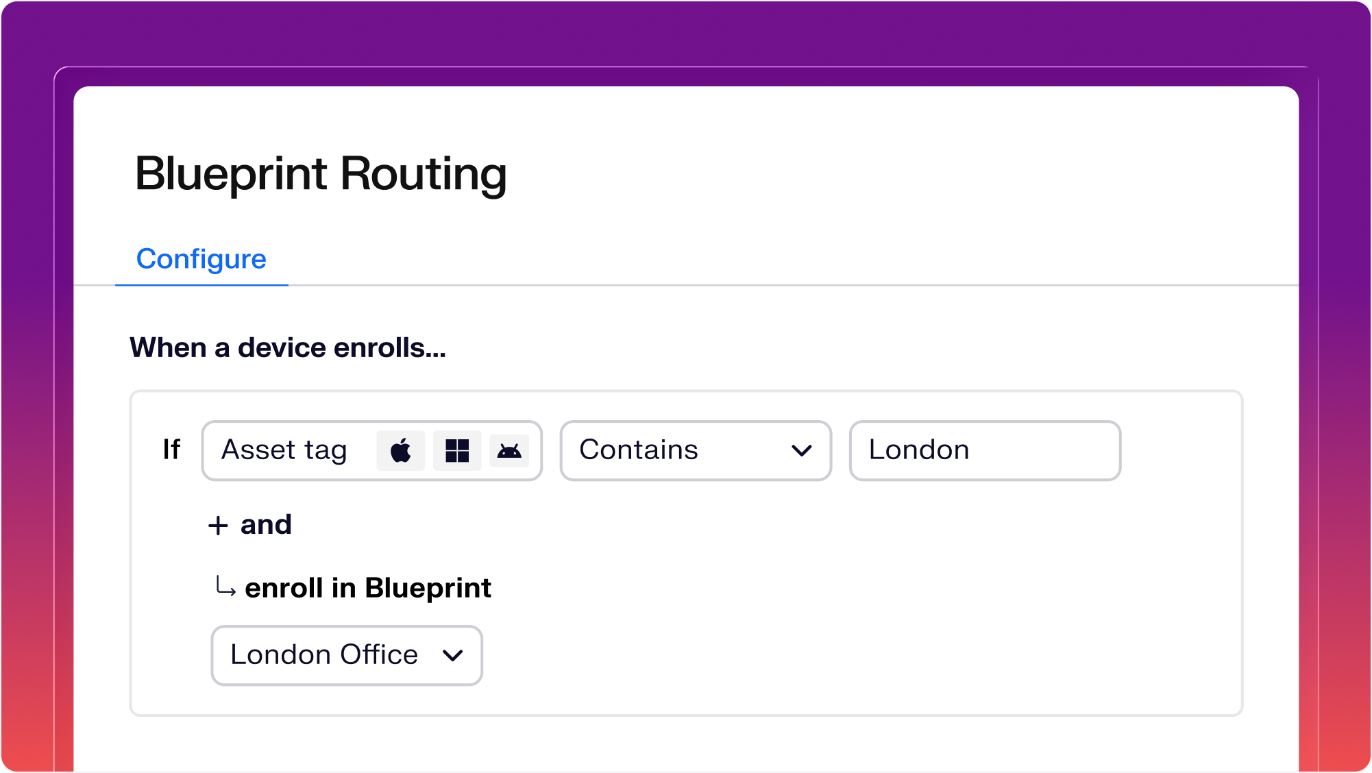Introducing Blueprint Routing