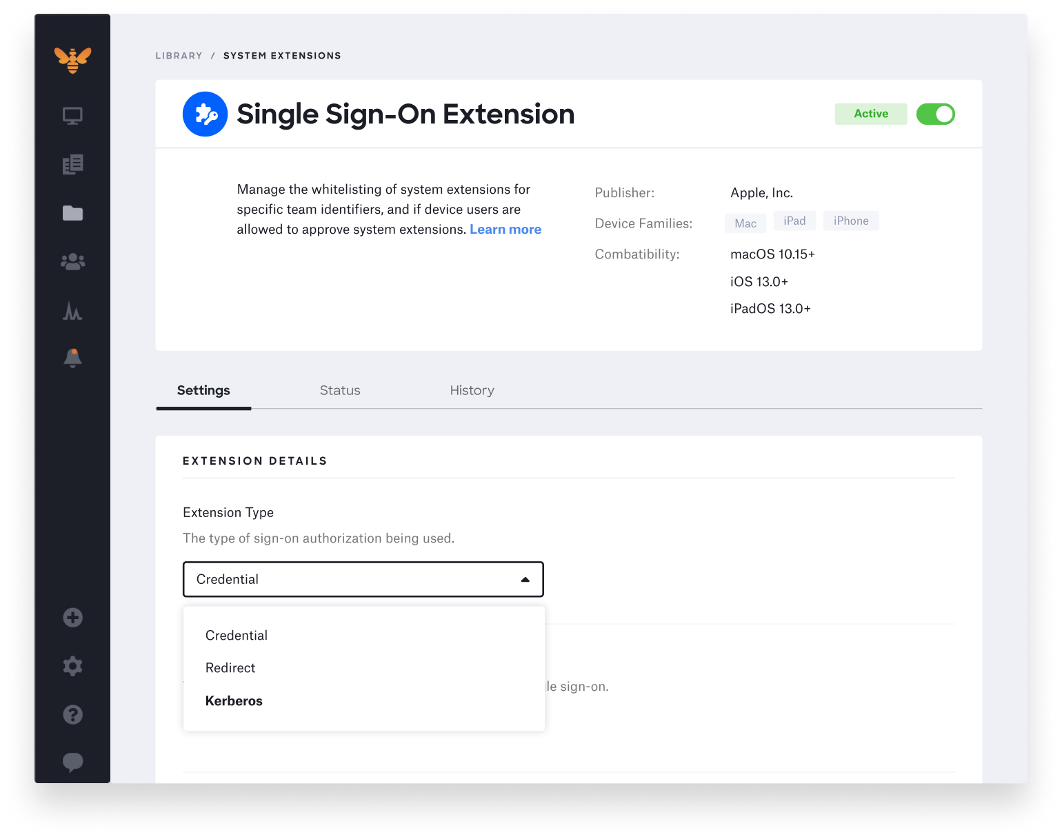 macos sso profile kerberos